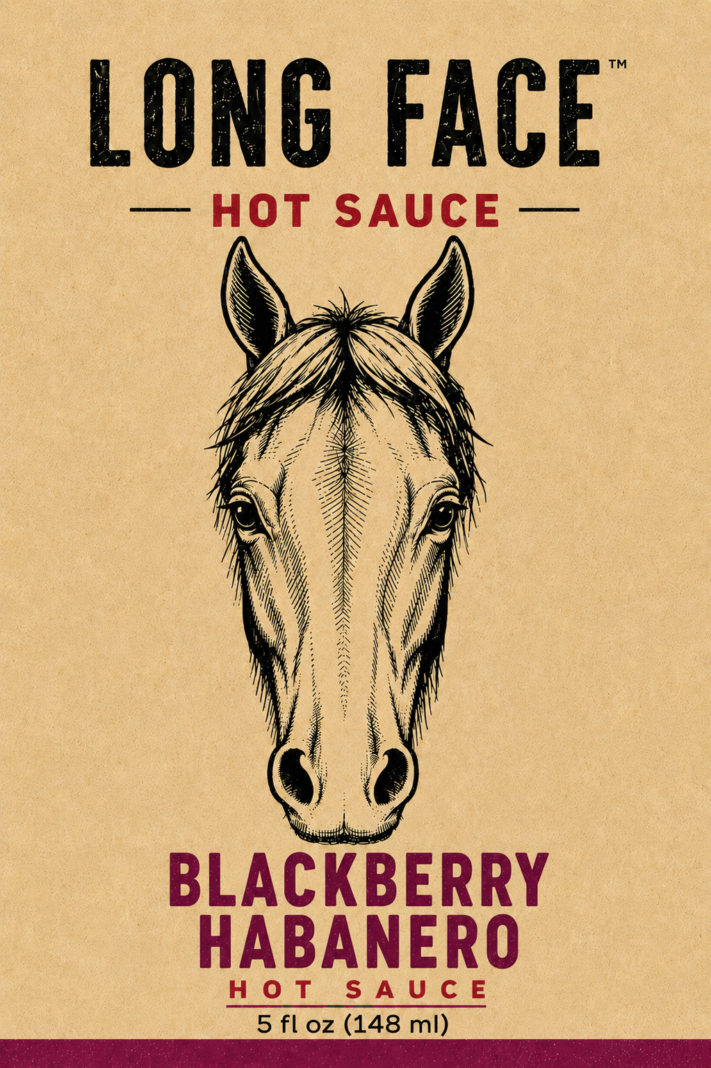 Blackberry Habanero label